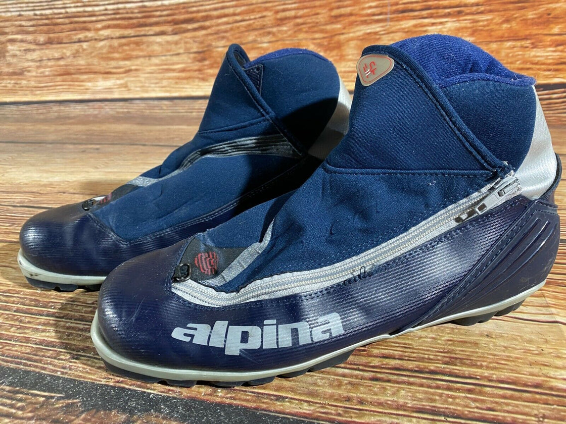 Alpina ST11 Nordic Cross Country Ski Boots Size EU45 US11.5 for NNN