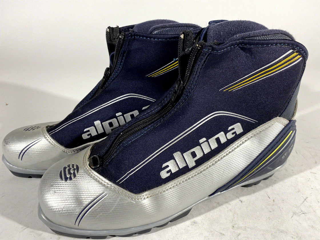 Alpina ST20L Cross Country Ski Boots Classic Size EU42 US10 NNN Rottefella