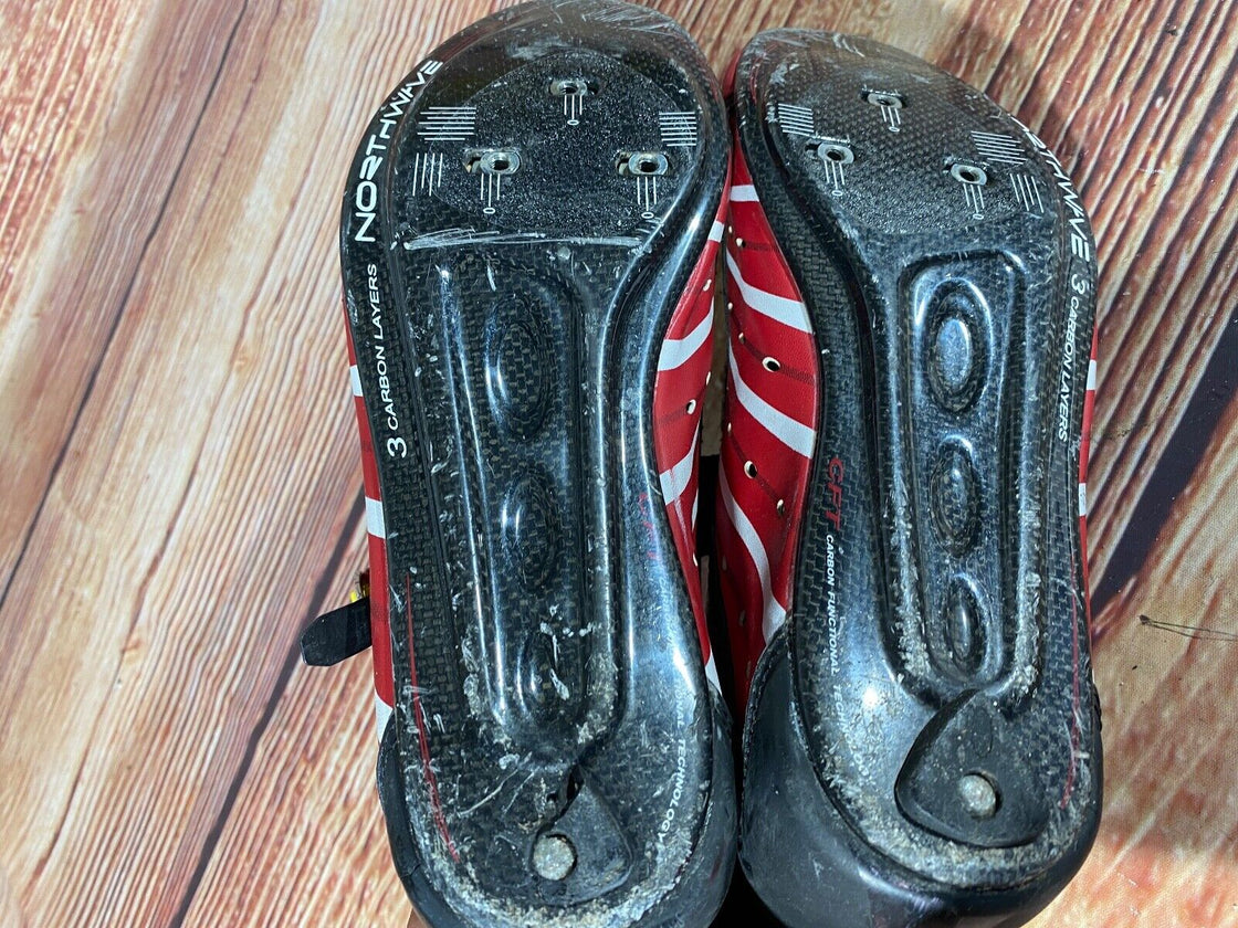 NORTHWAVE Revenge Road Cycling Shoes 3 Bolts Size EU44 US11 Mondo 280