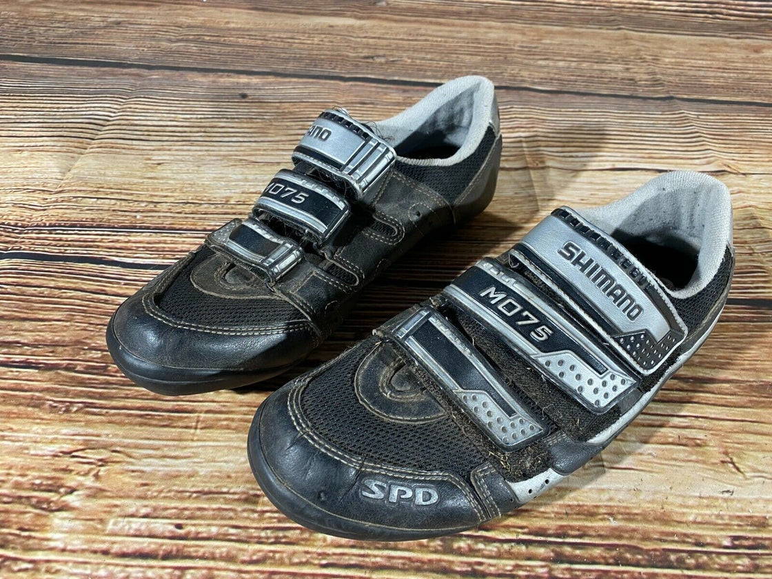 SHIMANO M075 Cycling MTB Shoes Mountain Biking Boots Size EU 46 with SPD Cleats