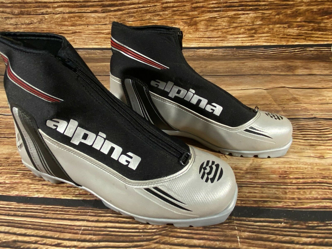 Alpina St10 Nordic Cross Country Ski Boots Size EU45 US11.5 NNN bindings