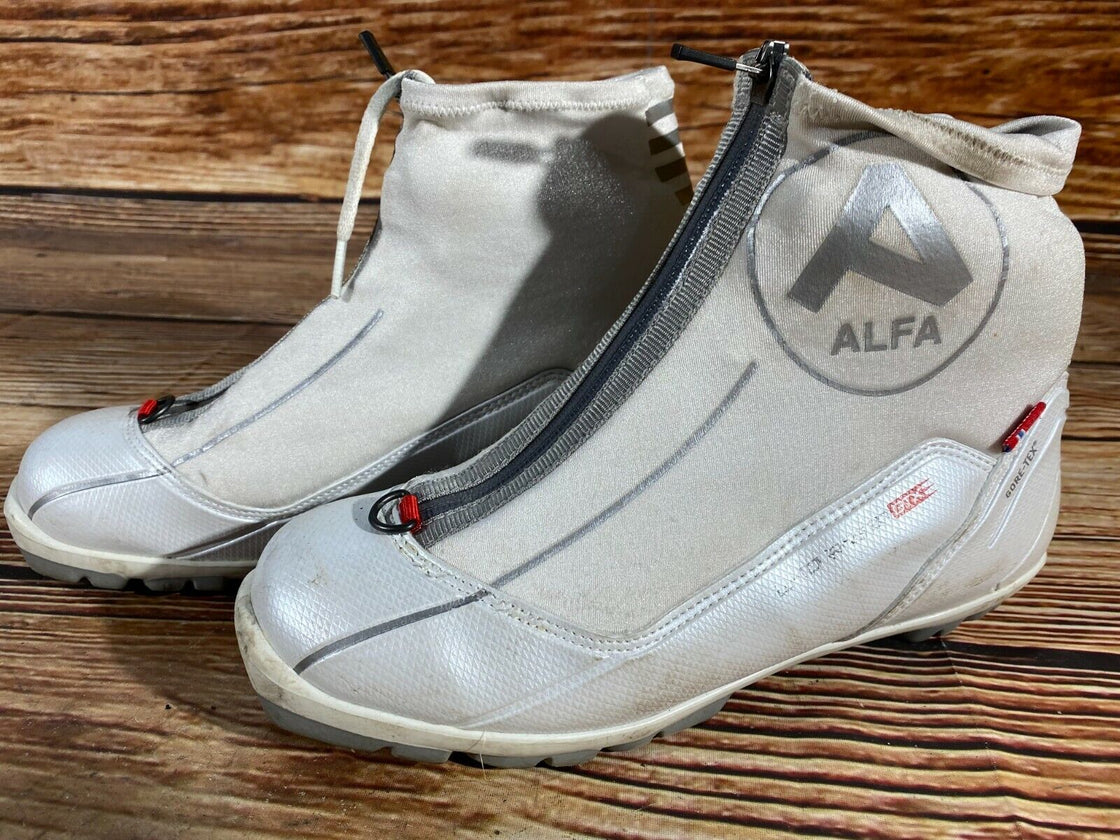 Alfa Touring Gore-tex 20 Cross Country Ski Boots Size EU40 US7.5 NNN Rottefella