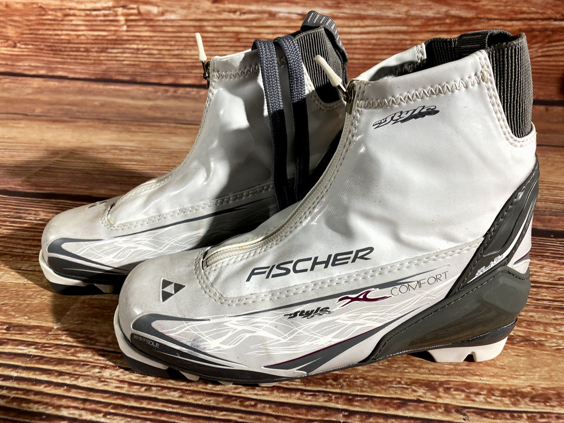 Fischer XX Comfort Nordic Cross Country Ski Boots Size EU36 US4.5 NNN