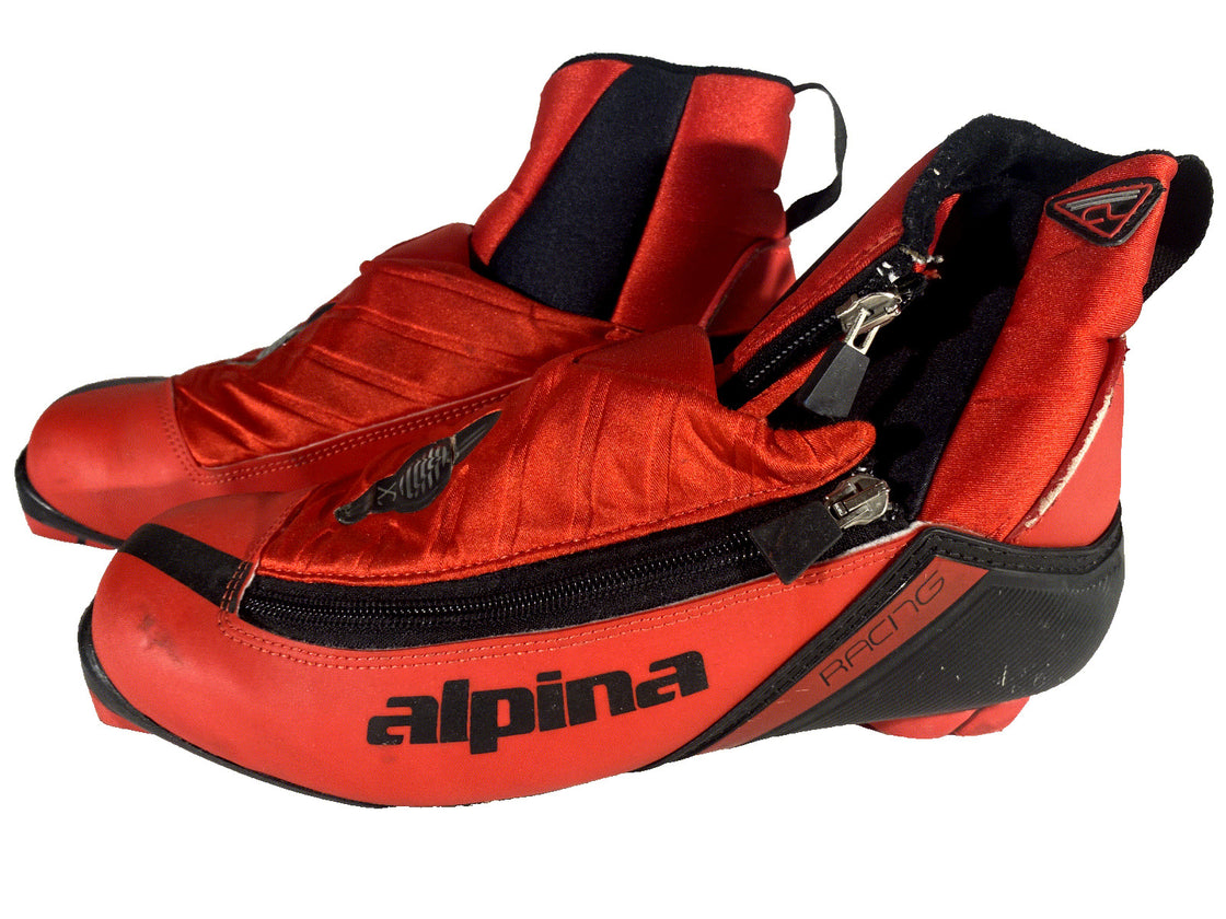 Alpina Classic Racing Nordic Cross Country Ski Boots Size EU43 US9.5 for NNN