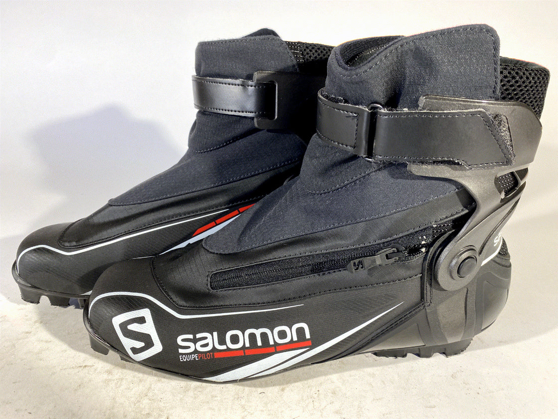 SALOMON Skate Equipe Cross Country Ski Boots Size EU45 1/3 US11 SNS Pilot