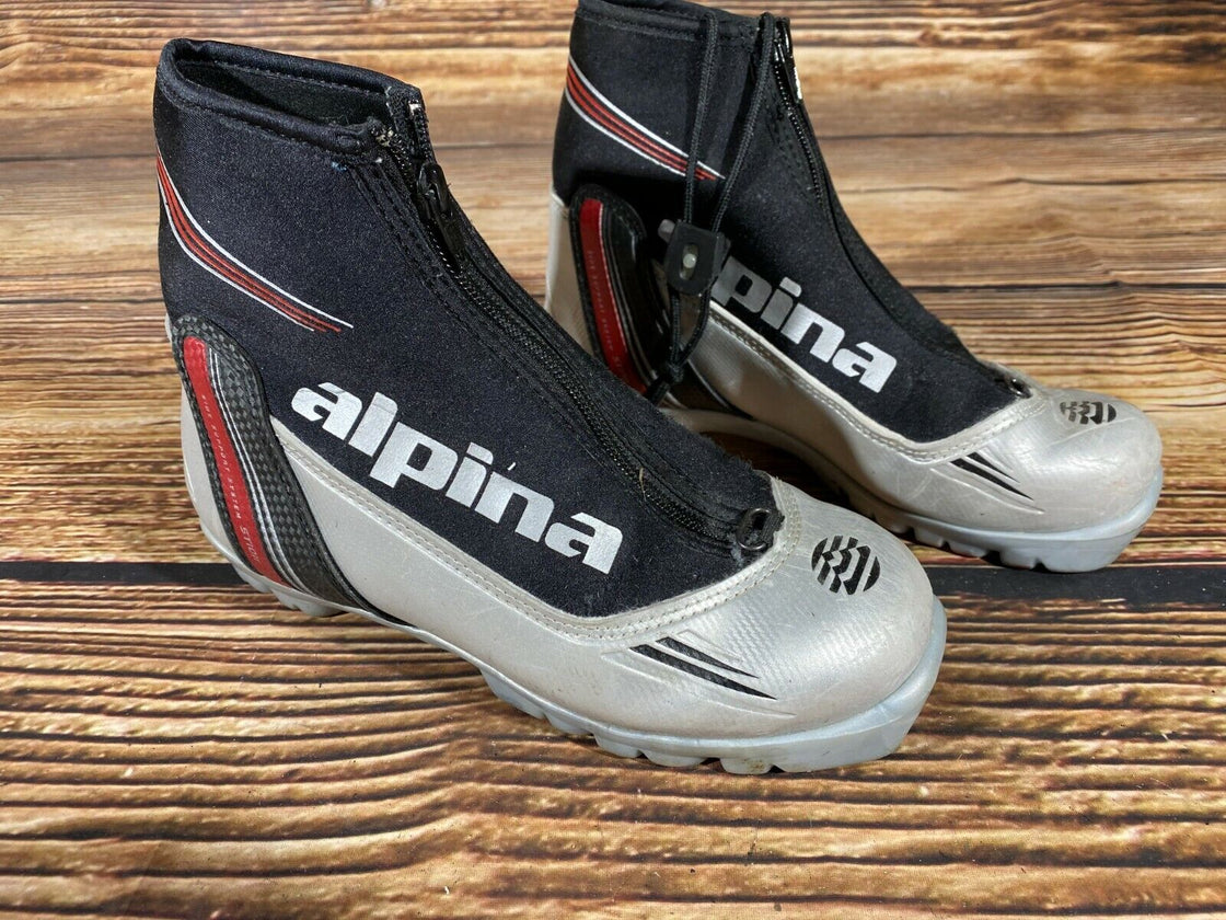 Alpina ST10 JR Cross Country Nordic Ski Boots Size EU36 US4.5 NNN