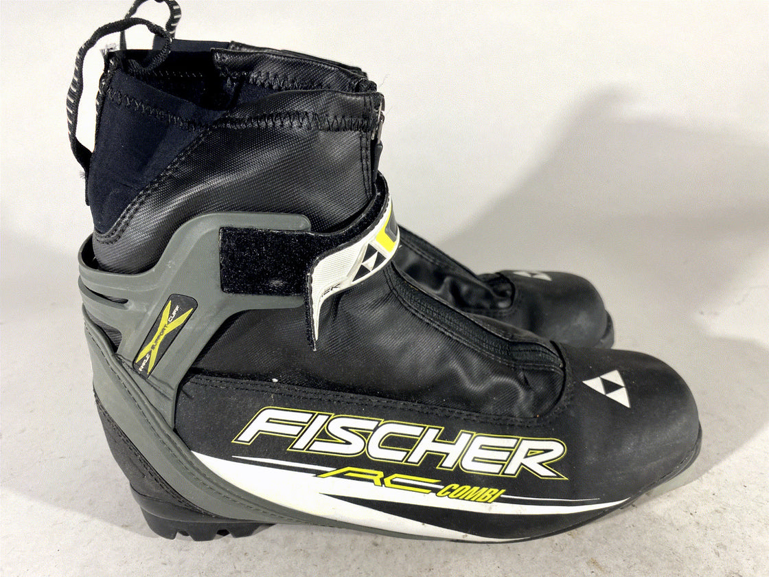 Fischer RC Combi Nordic Cross Country Ski Boots Size EU44 US10.5 NNN