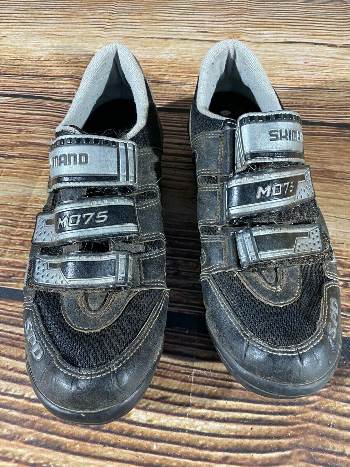 SHIMANO M075 Cycling MTB Shoes Mountain Biking Boots Size EU 46 with SPD Cleats