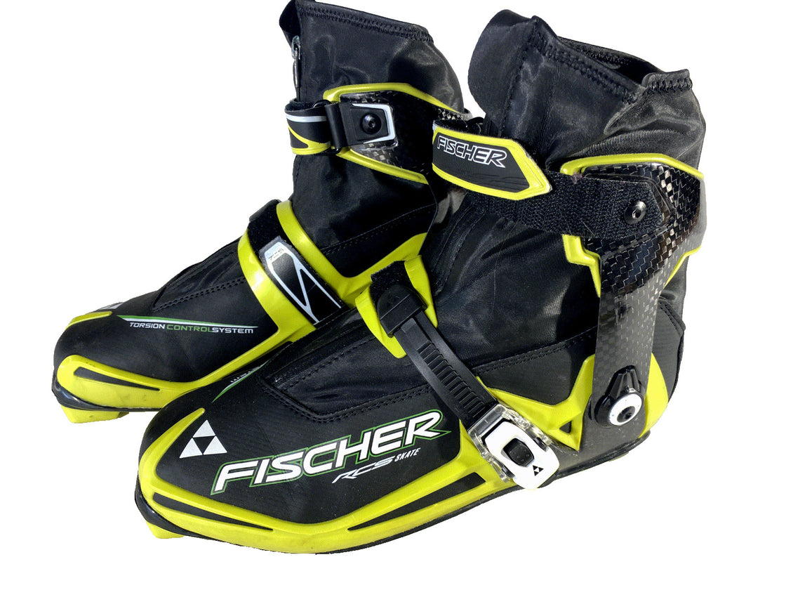 Fischer RCS Skate Carbon Boots Nordic Cross Country Ski Boots EU43 US9.5 NNN