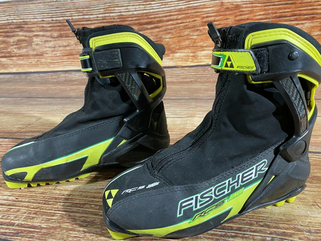 Fischer RC5 Junior Nordic Cross Country Ski Boots Size EU37 US5 for NNN