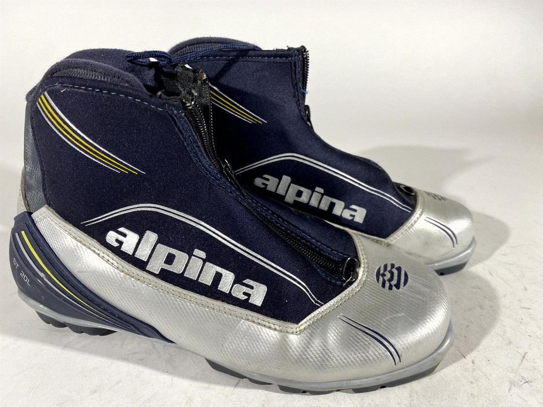 Alpina ST20L Cross Country Ski Boots Classic Size EU42 US10 NNN Rottefella