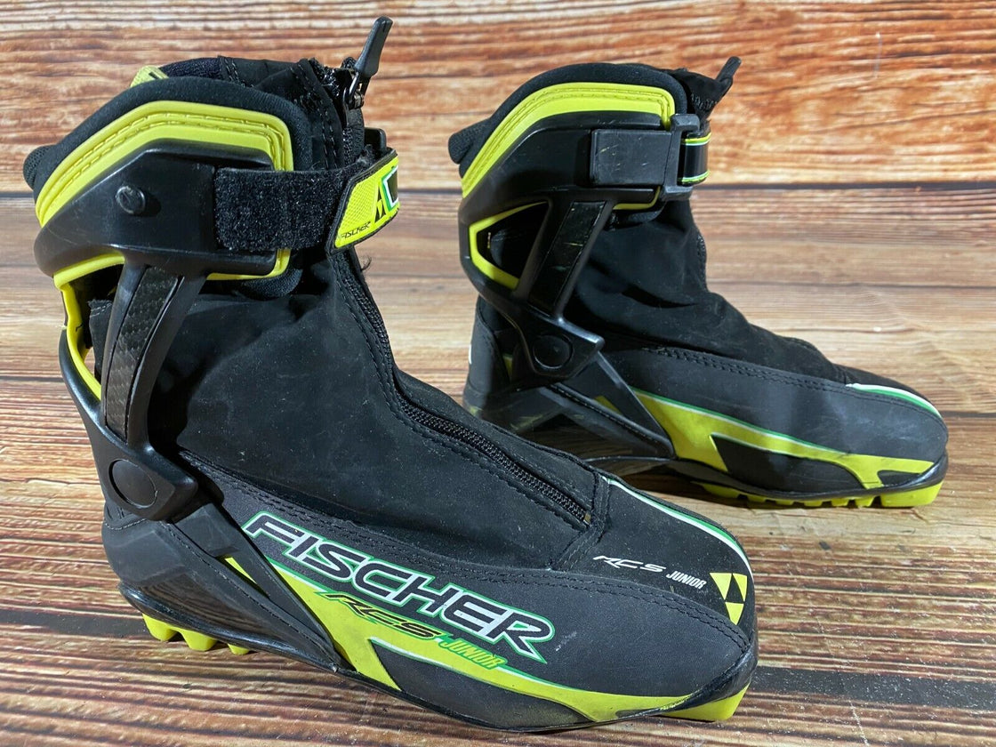 Fischer RC5 Junior Nordic Cross Country Ski Boots Size EU37 US5 for NNN