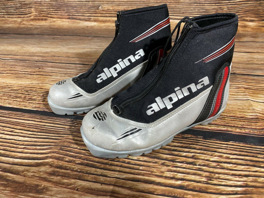 Alpina ST10 JR Cross Country Nordic Ski Boots Size EU36 US4.5 NNN